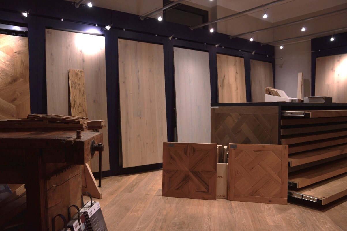 foto dello showroom danesi parquet